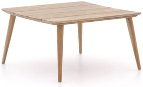 Loungetafel ROUGH | Vierkant  | Tuintafel Teakhout | 80x80cm | Kees Smit Tuinmeubelen