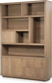 Vakkenkast Lichtbruin Eiken 150 Cm - 150x42x220cm.