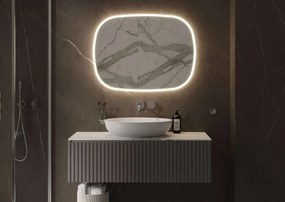 Martens Design Parijs spiegel met LED verlichting, spiegelverwarming en sensor 120x80cm