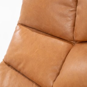 Eleonora Sven Draaifauteuil Cognac Leder