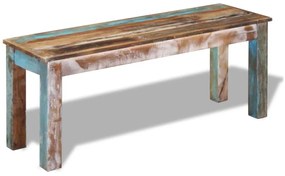 vidaXL Bankje 110x35x45 cm massief gerecycled hout