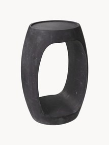 Ovale marmeren bijzettafel Clipper