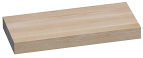 BRAUER Wastafelblad - eiken opgedikt - 100x50x10cm - zonder kraangat - Hout white oak TB-CR100LEW