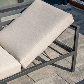 Garden Impressions Denver loungeset 4-delig links – donker grijs