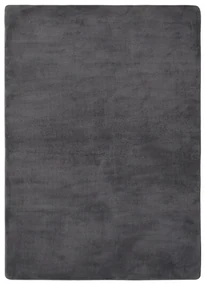 vidaXL Vloerkleed teddy 170x120 cm antracietkleurig