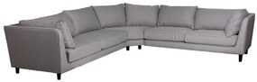 Hoekbank Samba hoek links | stof Inari lichtgrijs 91 | 2,95 x 3,16 mtr breed