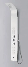Sanigoods Great douchepaneel met massagejets en waterval wit