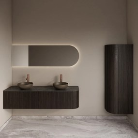 Gliss Design Alluro kolomkast 160cm met ronding links ebony