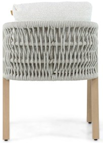 Tuinstoel Aluminium/rope Taupe-naturel-bruin Santika Indah