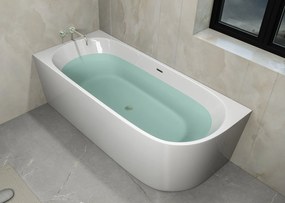 Badstuber Elise hoekbad links 180x80cm wit