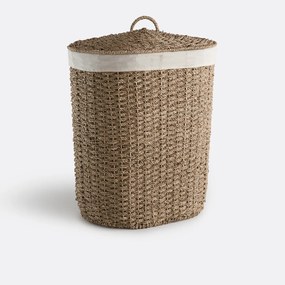 Wasmand van gevlochten zeegras, JUBO