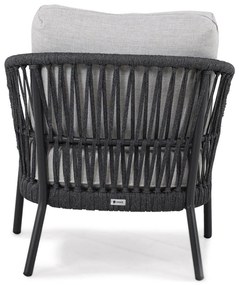 Tuinstoel Aluminium/Rope Grijs-antraciet Coco Puerto