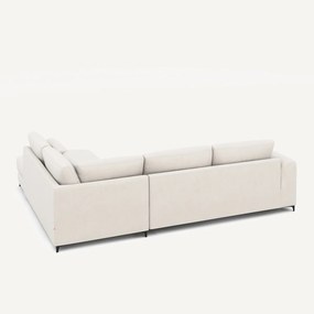 Omvormbare hoekbank rechts in chenille fluweel, Marsile