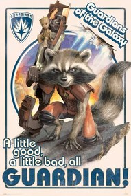 Poster Guardians of the Galaxy - Rocket and Baby Groot