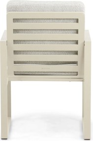 Tuinstoel Aluminium Taupe-naturel-bruin Test - Lifestyle Garden Furniture Nuno