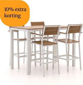 + 10% kassakorting | Barset Bellagio | 4 personen | Tuinset polywood | 5-delig | Kees Smit Tuinmeubelen