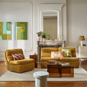 Reliëffluwelen draaifauteuil, ERABLE