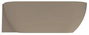 Arcqua Havana Halfvrijstaand Bad - 170x80cm - links - mat truffel BAD804125