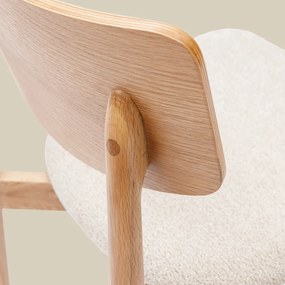 Scandinavische Stoel Eikenhout