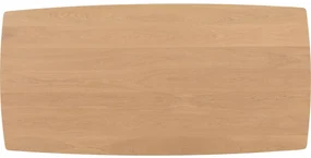 Goossens Excellent Eettafel Floyd, Semi rechthoekig 200 x 100 cm