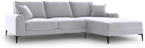 4.5-zitshoekbank Madara rechts velvet | Mazzini Sofas