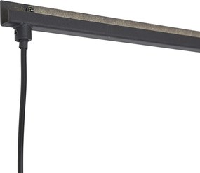 Moderne wandlamp zwart incl. LED - Letterbox