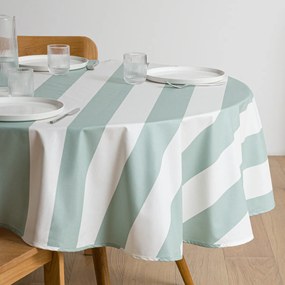 Rond tafelkleed in gecoat katoen, Hendaye