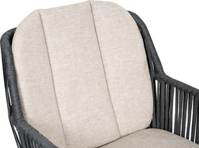Tuinstoel Rope Grijs-antraciet Domani Furniture Trivento