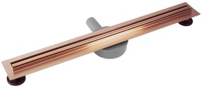 Lineaire afvoer REA Neox Slim pro Brushed l.Copper 70