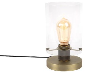 Scandinavische tafellamp brons met glas - Dome Modern E27 Scandinavisch cilinder / rond Binnenverlichting Lamp