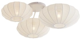 Japandi plafondlamp wit 3-lichts - Multi Bida