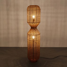 Kare Design Aloha Vloerlamp Riet Retro 136 Cm