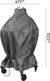 Platinum AeroCover Kamado BBQ Hoes -Ø70 cm - Universeel voor o.a. Big Green Egg&The Bastard