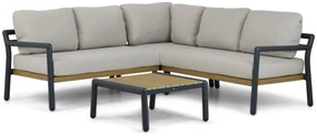 Hoek loungeset 5 personen Aluminium Grijs Santika Furniture Santika