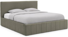 Goossens Bedframe Carte, 160 x 200 cm met storage, met 2x lattenbodem