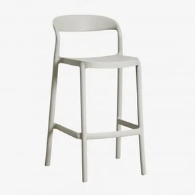 Stapelbare Hoge Kruk Van Polypropyleen Brenza Groene Lauerl & ↑65 Cm - Sklum