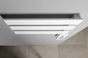 Aqualine Elvis elektrische handdoekradiator 48x33cm 50W wit