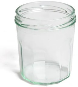 Inmaakpot met facetten, deksel apart verkrijgbaar, 310 ml