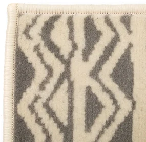 vidaXL Vloerkleed modern traditioneel ontwerp 80x150 cm beige/grijs