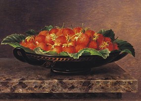 Ilustratie Strawberries in a Greek kylix, Fine Art Photographic, (40 x 30 cm)