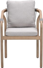Garden Impressions Alora lounge dining stoel - grey sand