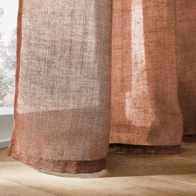 Lussengordijn in polyester en linnen Aron