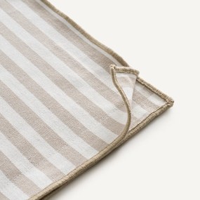 Set van 2 placemats, 30% gerecycled katoen, geweven-geverfd, Soizic
