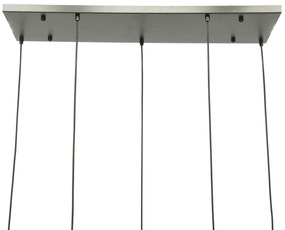 By-Boo Pivot Rectangular Eettafel Hanglamp Rookglas