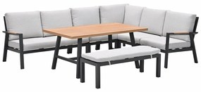 Garden Impressions Lissabon lounge dining set 6-delig R - valley sand