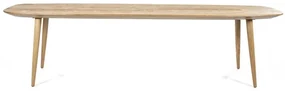Eleonora Tabassum Eettafel Teak Met Afgeronde Hoeken 300 Cm - 300 X 100cm.