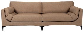 Zuiver Balcony 3-zits Bank Caramel Met Ronde Leuning