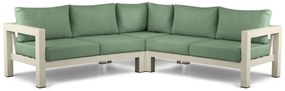 Hoek loungeset 5 personen Aluminium Taupe Lifestyle Garden Furniture Luca