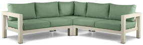 Hoek loungeset 5 personen Aluminium Taupe Lifestyle Garden Furniture Luca