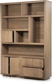 Vakkenkast Lichtbruin Eiken 150 Cm - 150x42x220cm.